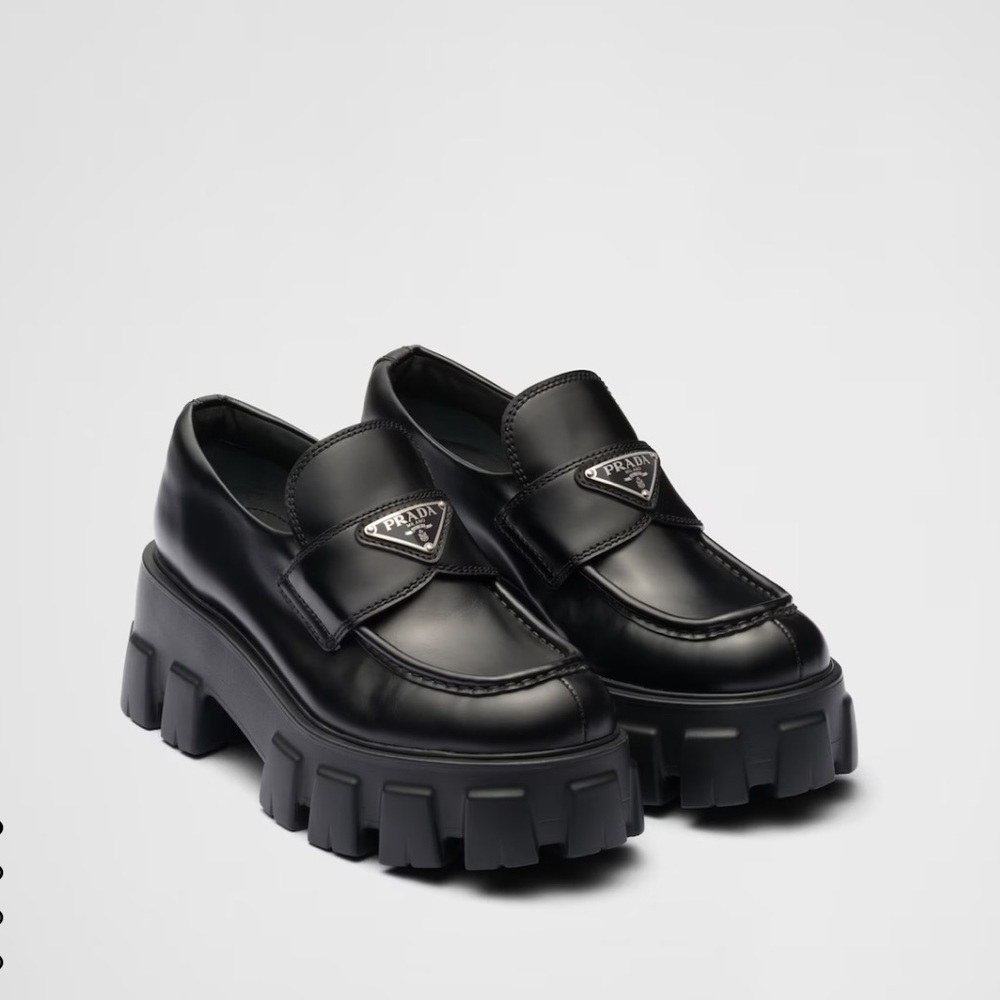 Prada Monolith loafers 39